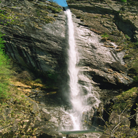 Die Cascata delle Sponde, Stufe 1