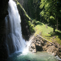 Der fünfte Giessbachfall
