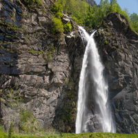 Der Doppelfall Cascata di Santa Petronilla Stufe III